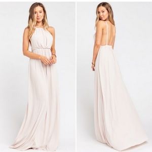 Show me your Mumu Amanda Maxi Dress NWT Show Me the Ring Crisp